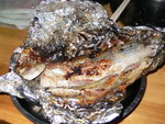 炭爐烤烏頭魚