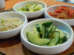 跟午餐的韓式泡菜，味道不錯