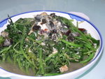 上湯金銀蛋浸莧菜