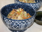 蝦乾瑤柱茄子菜飯