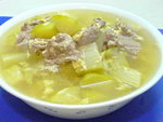 節瓜肉片蛋花湯
