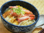 淡味噌長腳蟹湯烏冬
