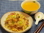 P1070605-雜錦炒飯配南瓜湯