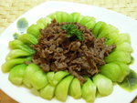 P1080006-炒肥牛片青菜