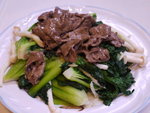P1080367-清炒鮮菇塌棵菜牛肉