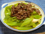 P1100032-西芹炒鮮菇牛肉