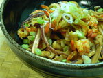 P1100040-豉熟油薑絲蒸蝦乾及魷魚乾