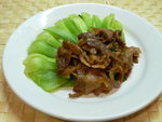P1100450-豬肉生薑燒配小唐菜