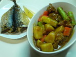 P1100660-日式咖哩薯仔炆排骨+一夜干再度encore