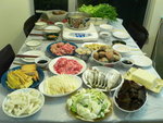 P1120511-冬至晚餐，昆布湯底，配以其他新鮮食製