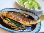 P1130115-香煎黃花魚配豉油汁