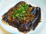 P1140794-梅菜蒸黑茄子