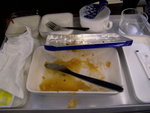 飛機餐雖不好吃,但都一掃而空!