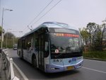 P1040202——在不少&#20869;地大城市已经很少见的无&#36712;电车，仍然在武汉可以见到