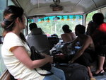 The minibus we take from Da Zhai to Two Dragons Bridge