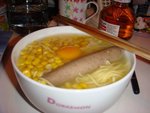 腸蛋粟米台式油麵'for husband