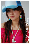 Cap: CAD $7, $10 (with flower), $15 (with flower & design)
Colour: Blue (SOLD), Black, Pink, Grey, White

EarRing: CAD $7

Necklace: CAD $15