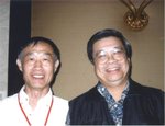 （左）周寧國和曾敏球．