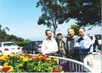 2001   三藩市   左：李芝榮老師，譚友初老師，范中武老師和李承信主任。