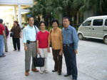 左:趙崇慶夫婦和劉符桂有/劉雲強伉儷(2006     廣州校友會).