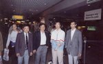 1993年  歡送羅福元學成返國.左:許劫餘,羅福元,周寧國,李寶璇.