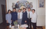 1995年  到訪意大利米蘭阮朝正家.