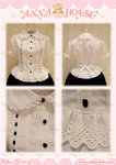 Anna House Black Ribbon Blouse