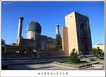 Next morning, another 私下行動，步行到離酒店十五分鐘的 Guri Amir Mausoleum (帖木兒陵墓)。