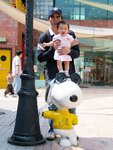 跟爸爸合照
 - 史露比公園之旅
