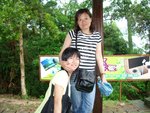 mum with me