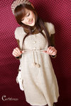 3-2-5330 毛織連衣裙(杏色) 質料: 毛織 肩闊34cm 胸闊88cm 衣長75cm 售價$79