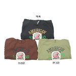 2-9093-淡綠色長TEE(淺綠、深灰、棗红色)