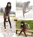 YL910-冬裝長褲襪(咖啡色) 質料﹕彈力棉 尺碼均碼：腰圍60-70cm 褲長98cm 售價﹕$55