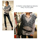 2-9082手打毛織小外套(灰色) FREE SIZE $79