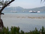 Patong Beach 上的遊艇