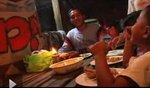 家中人歡樂滿載地吃下食物還報以感恩,歌是很直接亦很簡單的道出問題所在,眼不見是否不知?不盡言,知而不為反而是問題所在,感動過後會如何做才是值得思考的東西,為著死硬制度而掉了也不給予他人我覺比從垃圾堆找食物更殘酷更可悲