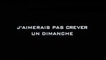 但上篇所寫所講的事,可能我同佢既睇法差不多,看後真的有點點動容,講多咁耐其實我想point out 另一點,哈哈.阿芝此專欄的內容及名稱看似很感性,但其實名稱一項"不要讓我在周末死去",我諗起一套法國片don't let me die on a Sunday,我唔知佢既點題靈感是否源自於此,但片中所講所描述的大大不同