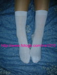 白色短襪($60/一對)
