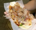 0華!熱辣辣既章魚燒!很燙口!