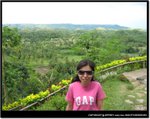 A snapshot when I walk up to the top of Chocolate Hills observation post