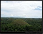 Aerial view from the Chocolate Hills