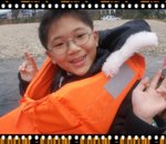 Clever boy accompany me during the trip