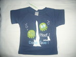 深藍色八爪魚Tee $28 特價$18 BT004(FRONT) 24months