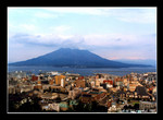 view of sakurajima volcano 櫻島火山