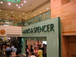 there is a MARKS & SPENCER at the head of Yau Tong forward, which is exit A of MTR station