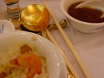a typical chinese resturant setting in hk