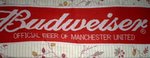 全新 Budweiser 百威頸巾 MANCHESTER UNITED﹝只限郵寄﹞英超聯曼聯「HK$ 50.00」