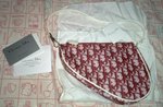 全新名牌 Christian  Dior﹝Paris﹞紅色小手袋,手提袋連防塵袋﹝有製造証明書﹞「HK$ 880.00」