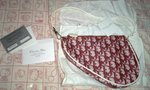 全新名牌 Christian  Dior﹝Paris﹞紅色小手袋,手提袋連防塵袋﹝有製造証明書﹞「HK$ 880.00」