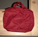 全新無印良品 MUJI 紅色小手提袋可當作化妝袋之用﹝免本港平郵﹞「HK$ 28.00」